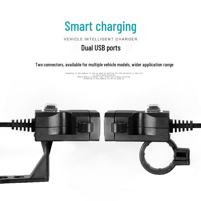 Pedale Moto Elettrica Caricabatterie USB per Telefono e Supporto con Interruttore - Impermeabile e Multifunzionale