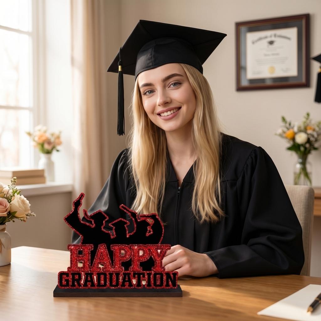 Graduation Wooden Desktop Decoration