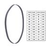 Wear Resistant 4mm Flat Transmission Belt for Classical Tape Players Easy Replacement Process 140-190mm Folded