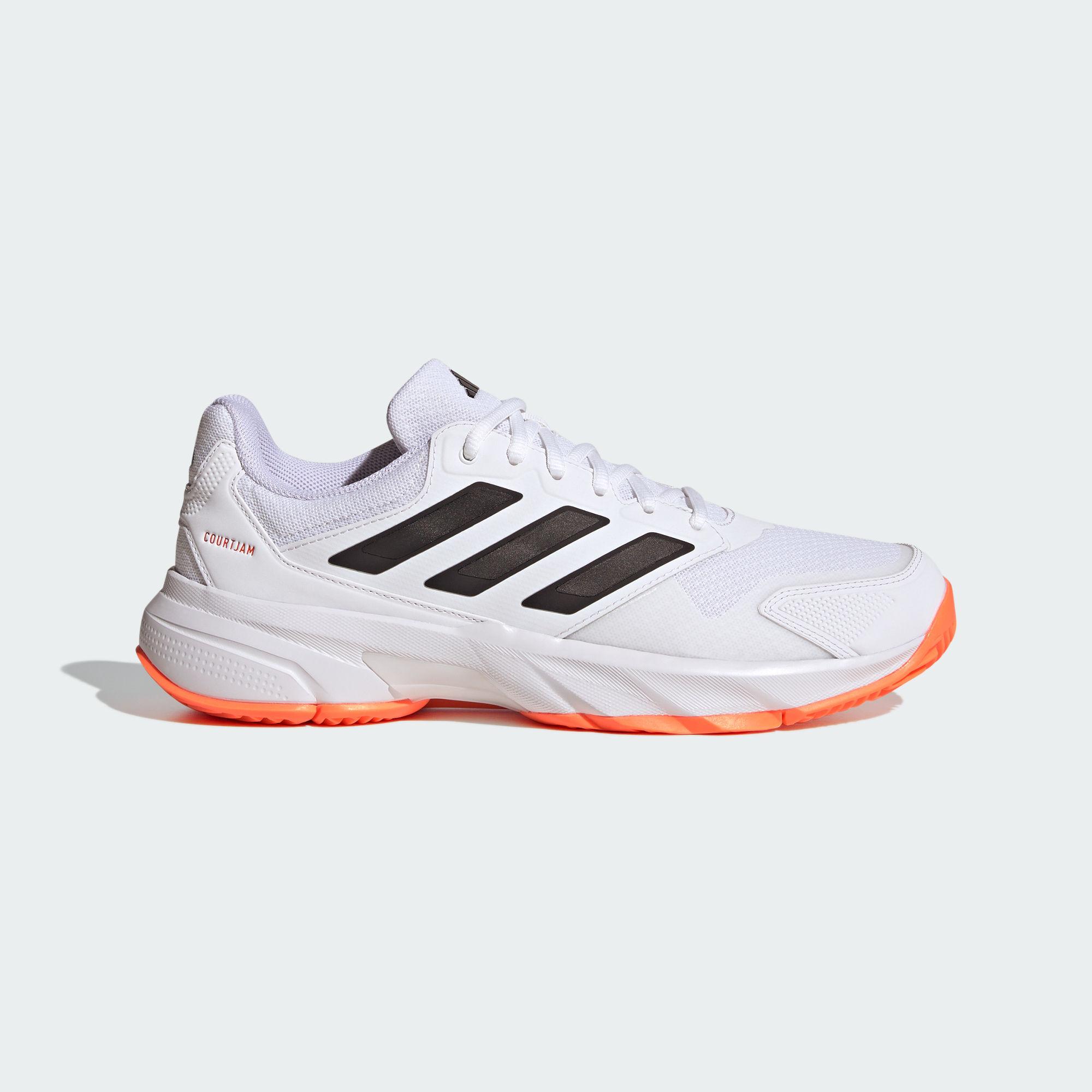 Adidas CourtJam Control 3 Низкие Теннисные Кроссовки Мужские Белые 40.5