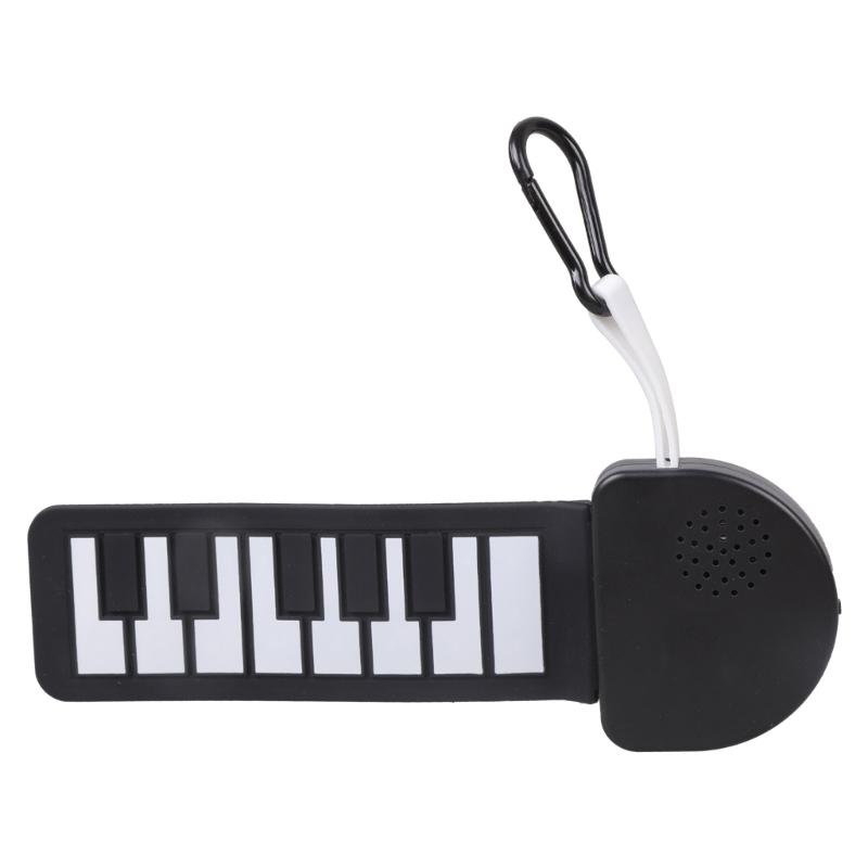 

Light weight Foldable Silicone Electronic Piano Hand Roll Desktop Practice Instrument For Beginners Outdoor Use