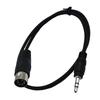 Flexible 3.5mm to DIN7P Cable DIN7P Male to DC3.5mm Audios Cable for Clear Signal Transfer for DIN7 Stereo Equipment