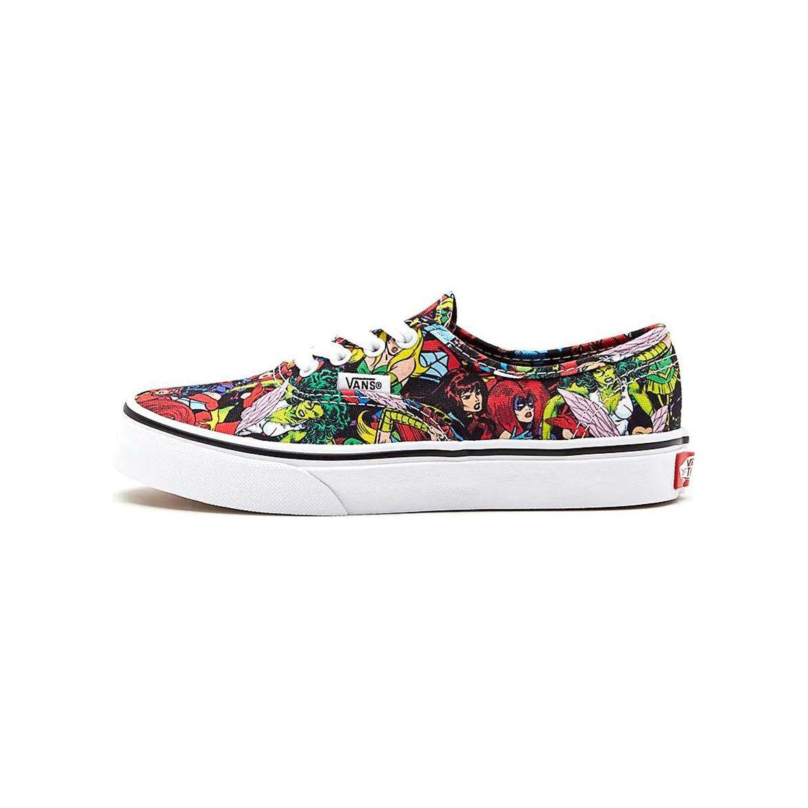 

Детские кроссовки Vans Marvel x Authentic Toddler Superhero, разноцветные VN0A38E8U41