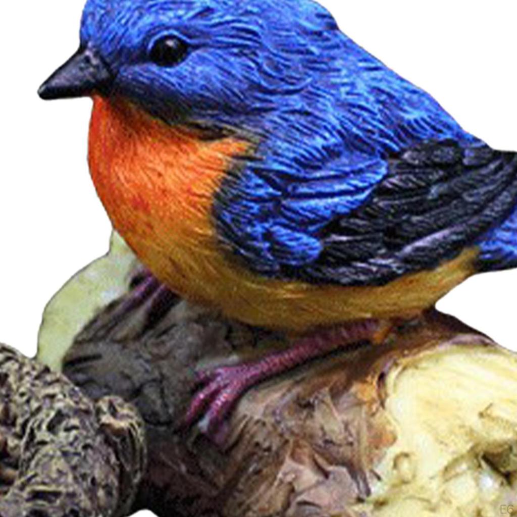 Figurines Bird Animal Model Resin Sculptural for Party Yard Decoration