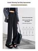 Women's High Waist Drapey Suit Pants, Petite Casual, Narrow & Wide Straight Leg Options, Spring/Autumn 2024.