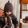 Windproof Ear Protection Cap Tassel Pullover Winter Hat Stylish Kids Knit Cap  Winter