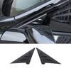 For BMW 5 Series G60 2026 2026 ABS Carbon Fiber Rearview Mirror Side Triangle Spoiler Trim Decorative Sticker Car Accessories