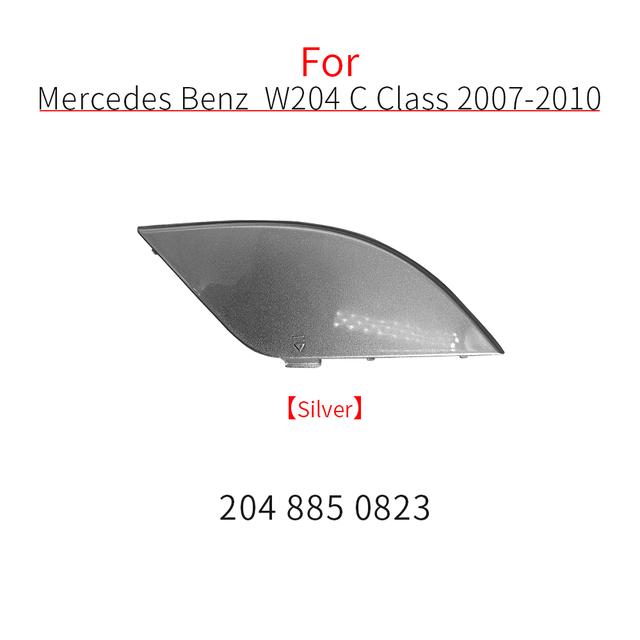 For Mercedes W204 Car Rear Bumper Tow Hook Cover Cap Black For Benz C Class 2007-2010 C180 C200 C230 C260 C300 2048850823
