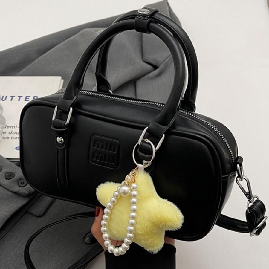 Trendy Korean Style Beaded Pillow Shoulder Bag For Women 2024 Spring Collection