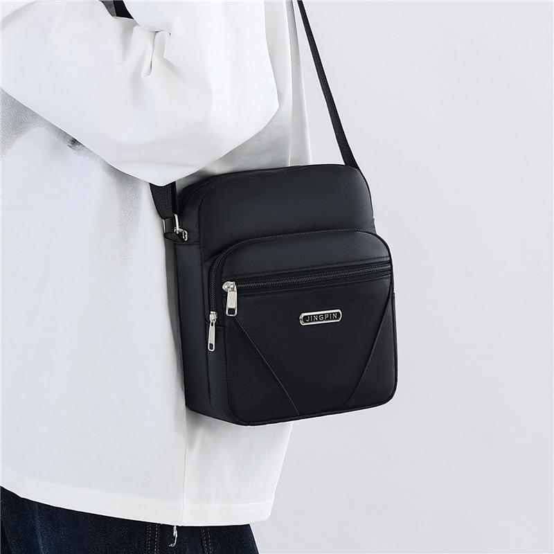 Bolsa de Ombro Masculina Bolsa Casual Masculina Impermeável Outdoor Multifuncional Transversal