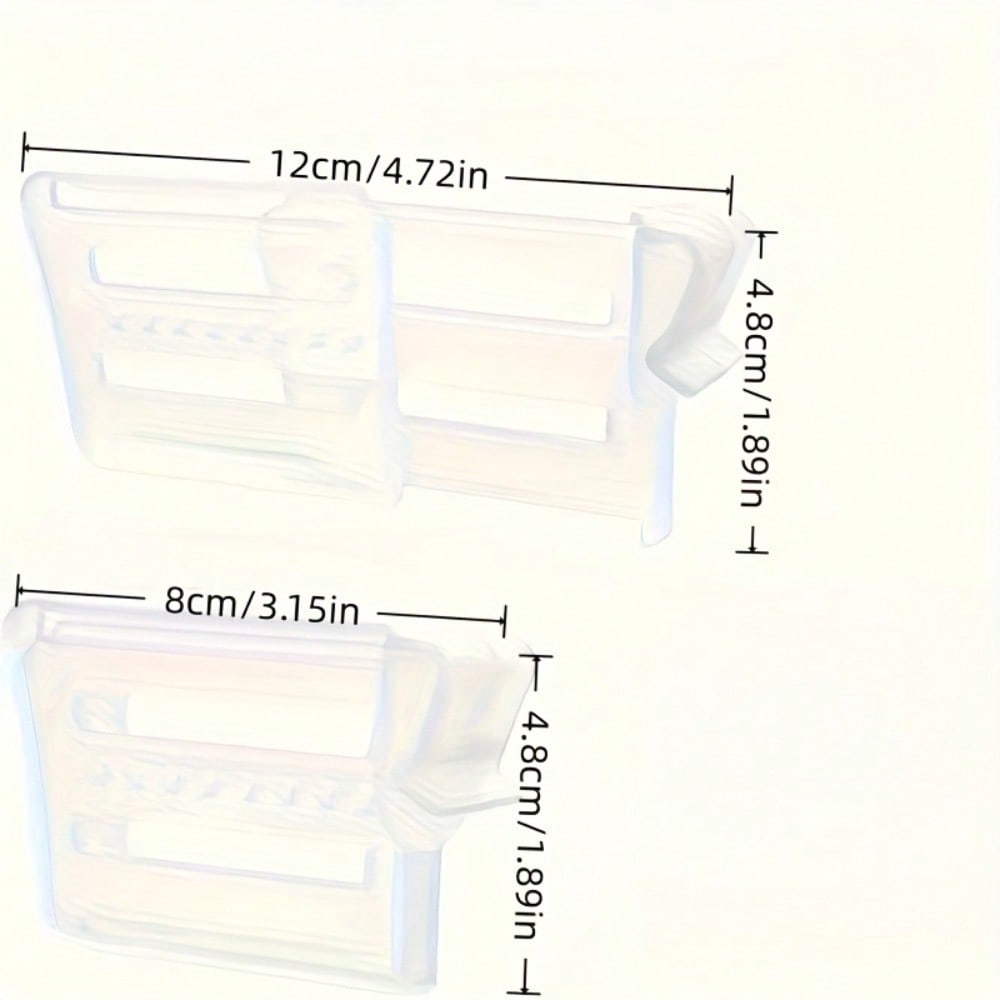 1pcs Adjustable Refrigerator Freezer Organizer - Expandable Bottled Beverage, Sauce Dispenser / Maximize Space Utilization
