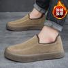 Men's Shoes Winter New Large  Size Warm Outdoor Plush Casual Shoes British Style Comfortable Trendy Skateboarding Shoes