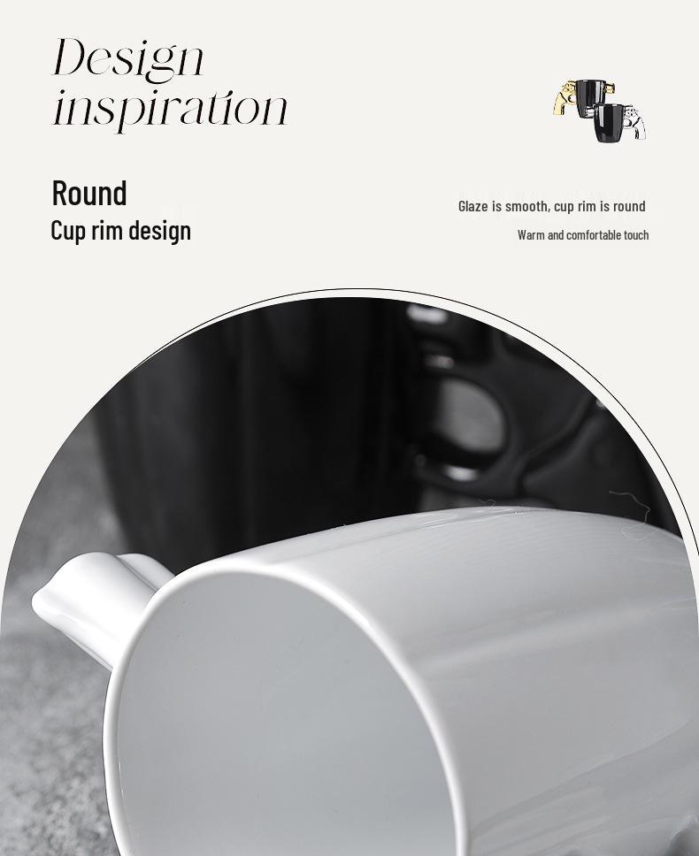 Military Style Explosion-Proof Ceramic Mug: Creative Revolver-Shaped Coffee Cup with Large Capacity