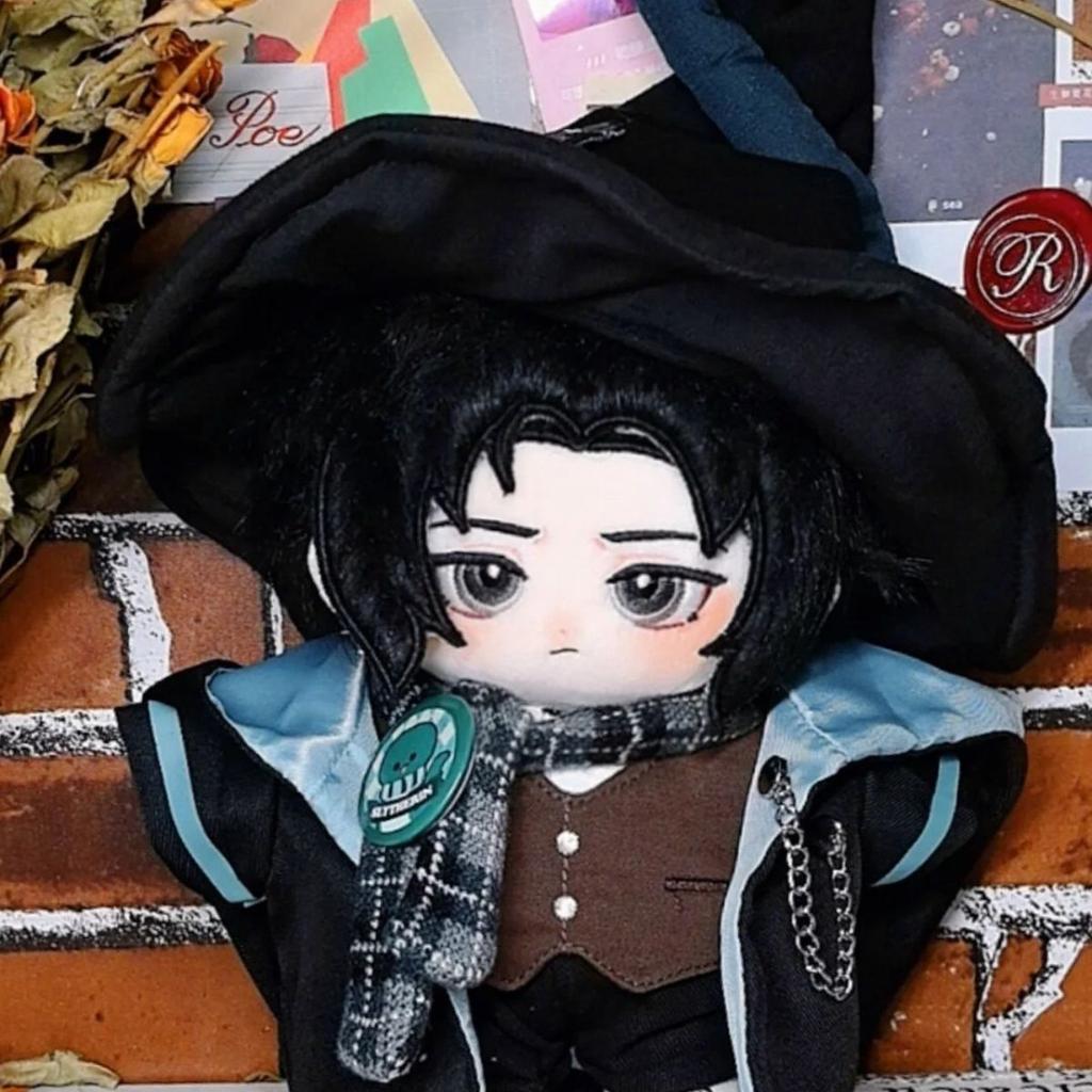 20 Cm Anime Wizard Snape Kawaii Cosplay Soft Plushies Doll Body With Skeleton Change Suit Plush Stuffed Toy Fans Collection Gift