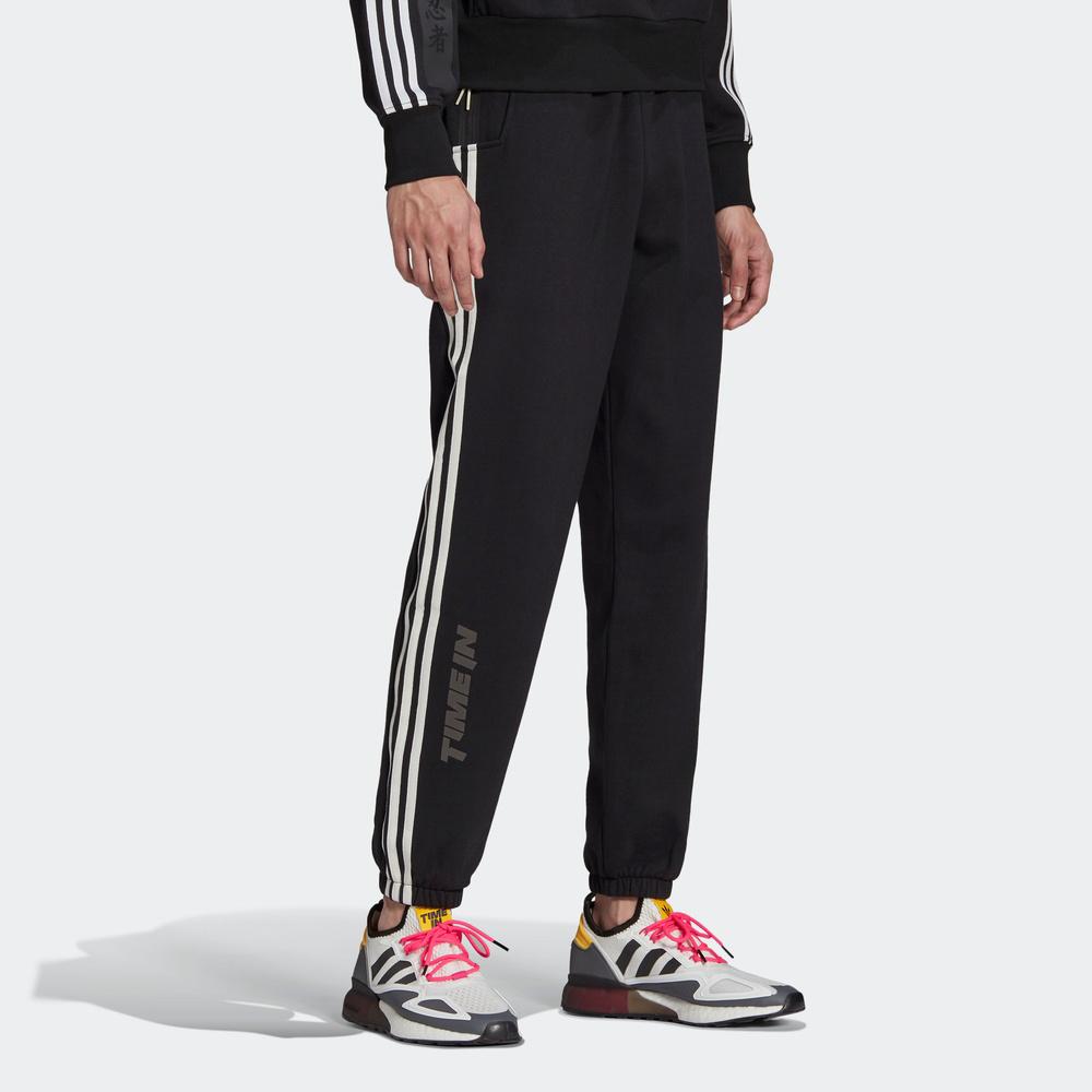 Adidas Originals Ninja Pants Outdoor Terry Cloth Mid Waist Knitted Sports Pants Men Pants Black GP2323