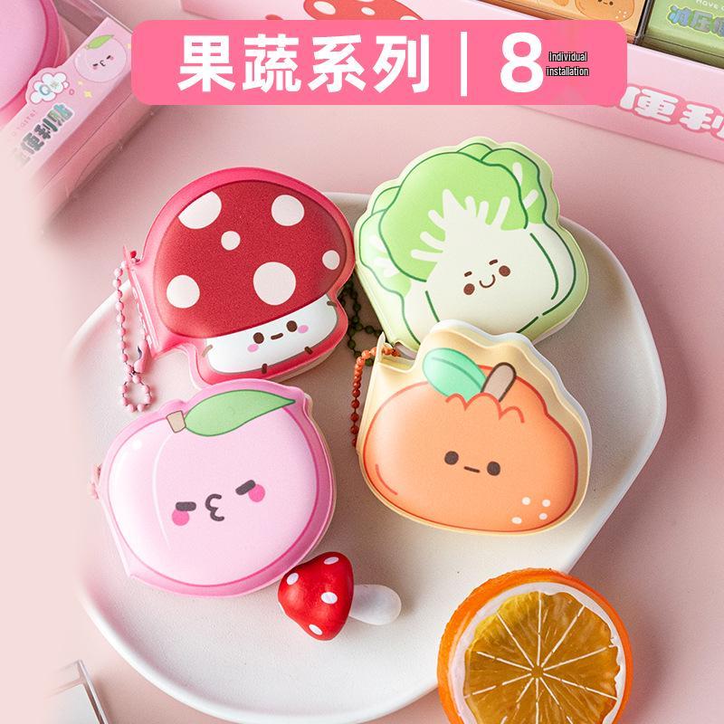 Mini Bean Decompression Sticky Notes: Cute Pocket-Size Pinch Memo Pad