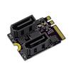 M.2 A + E KEY WIFI Port To SATA 3.0 Hard Disk Adapter Card Expansion Card  Without Driver Installation
