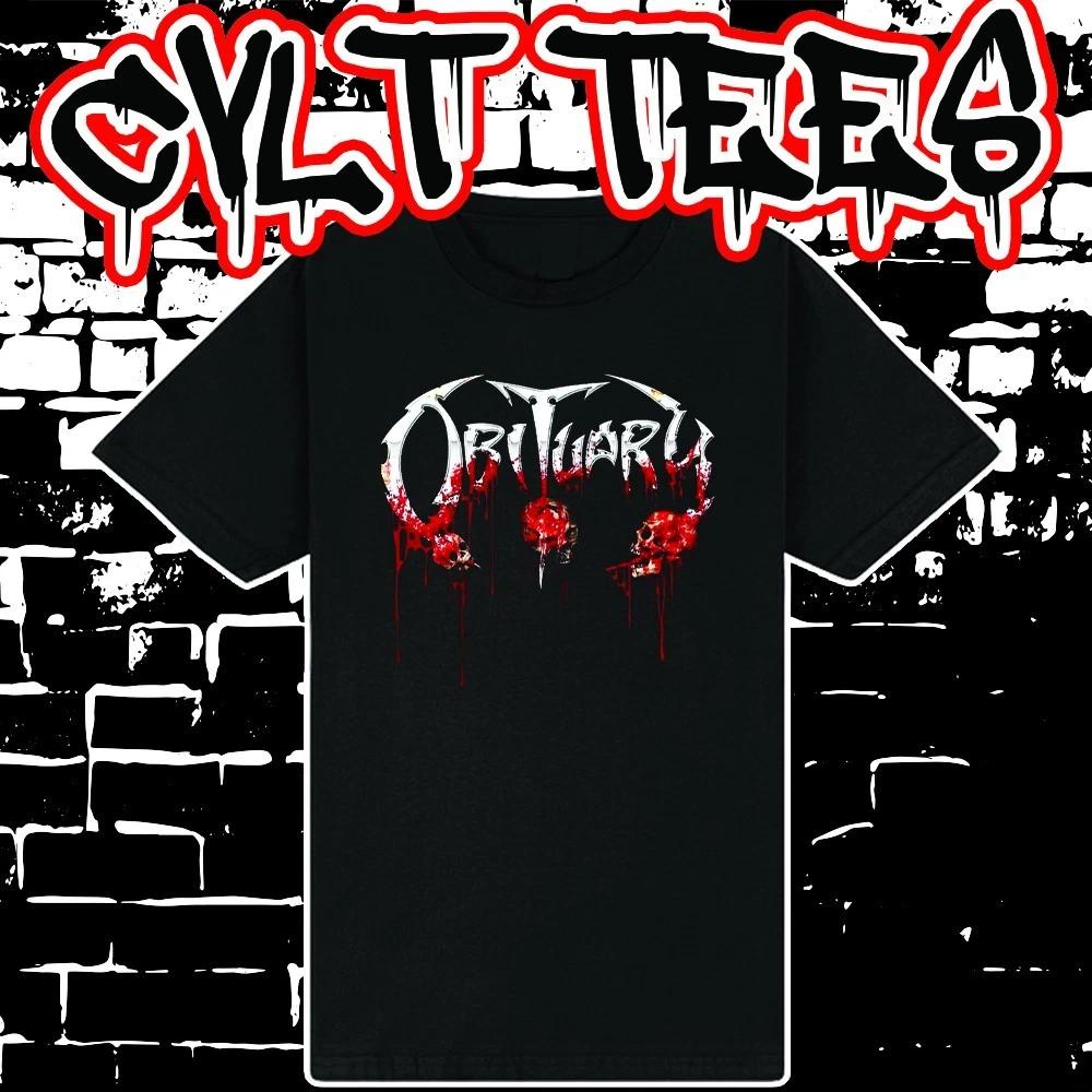 Men s and Women s T-shirts Obituary Band Tee ~ 100% Australian Cotton M