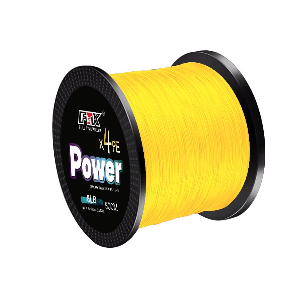 500M 4 Strand PE Braided Fishing Line Multifilament Fishing Lines Carp Fishing Saltwater Line Fly Line