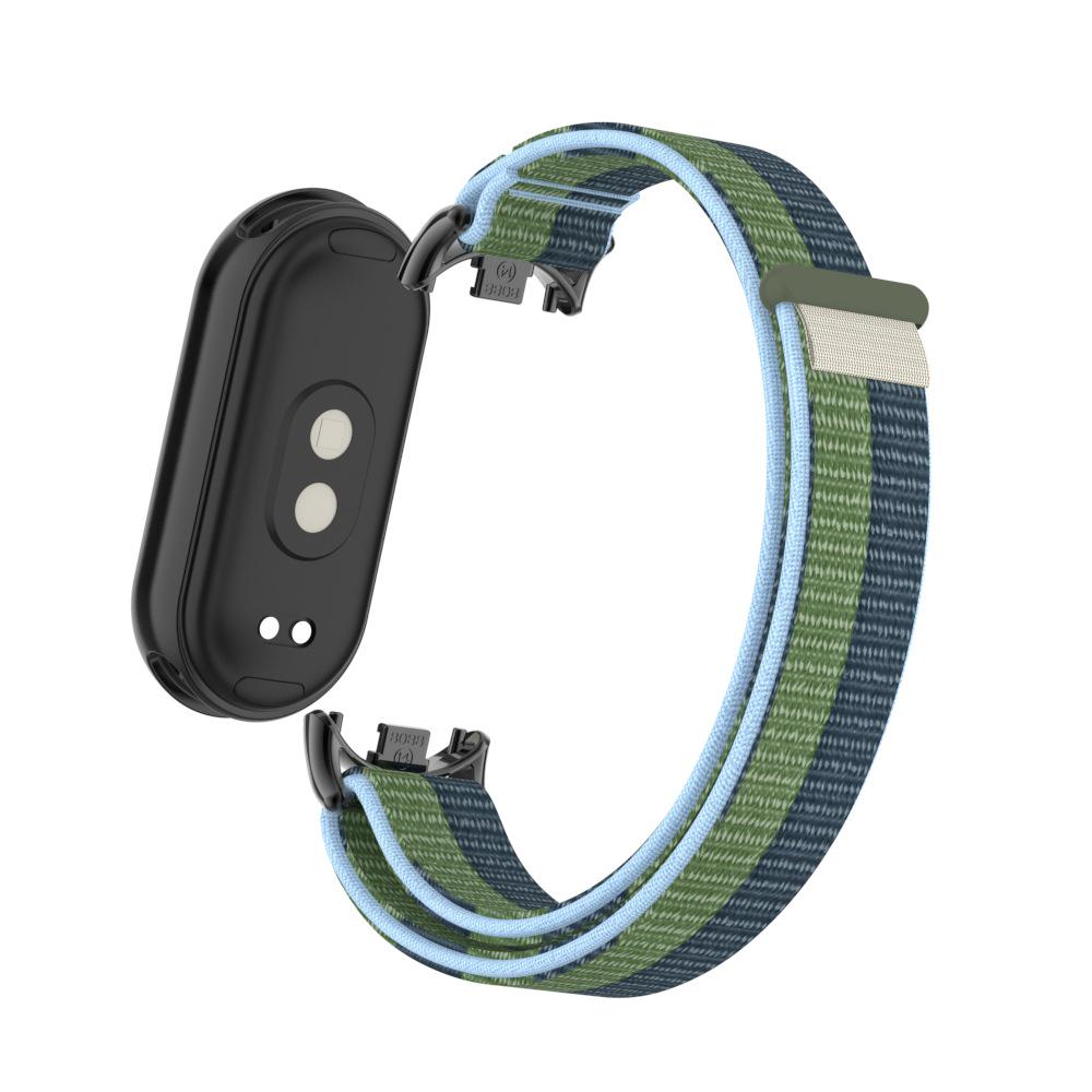 

Ремінець-петля з нейлону на липучці для Xiaomi Band 10 з металевим з єднувачем (Стиль 8/9/10) Compatible with Xiaomi Band 8/9 Nylon Small Tail