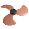 Electric Fan Blades Fan Replacement Parts Easy Installation Lightweight Aluminum Nut Cover Included 16 Inch 36cm Office Use