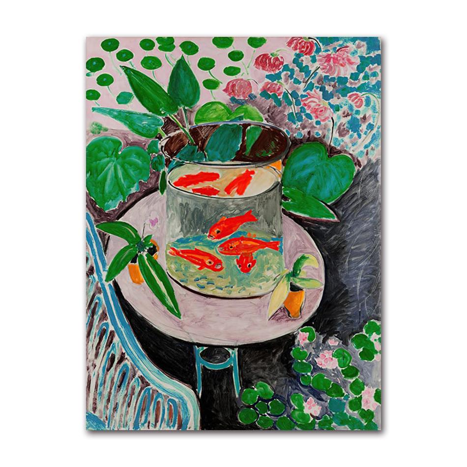 Poster e stampe retrò di Matisse, paesaggio astratto, arte murale, dipinti su tela vintage, quadri da parete per soggiorno, arredamento per la casa