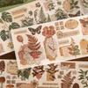 6sheets Vintage Plants Washi Sticker Decor Journal Supplies DIY Scrapbooking Material Creative Aesthetics Stationery