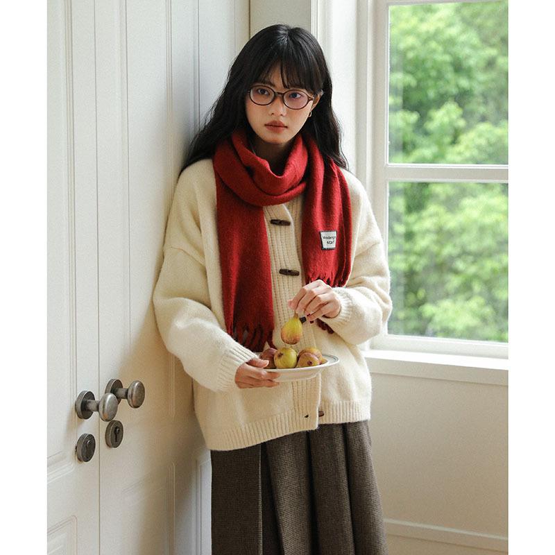 

Johnature Японский старинный ретро ленивый стиль роговые пуговицы мягкие глюты женские повседневные свободные простые все подходящие пальто One Size бежевый