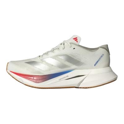 Zapatillas Adizero Boston 12 Blanco Core Plata Mate Rubí Puro para Mujer JI4480