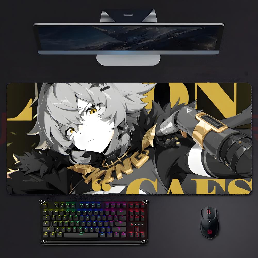 Game Tough Zenless Zone Zero King Caesar Mouse Pad Mousepad Large Gaming Lockedge Thickened Pc Table Desk Mat