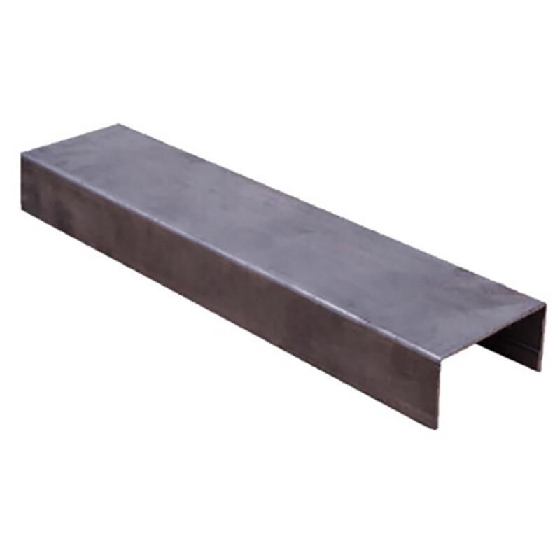 Black U-Shaped Steel Channel