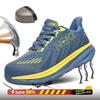 NEW 2025 Lightweight Safety Shoes Men Steel Toe Sneakers Puncture Proof Breathable Work Safety Boots Man Comfy Work Shoes