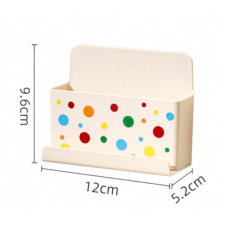 

Dopamine Wall Mounted Remote Control Storage Box Air Conditioner Tv Remote Control Punch Free Organizer Mobile Phone Plug Holder A1