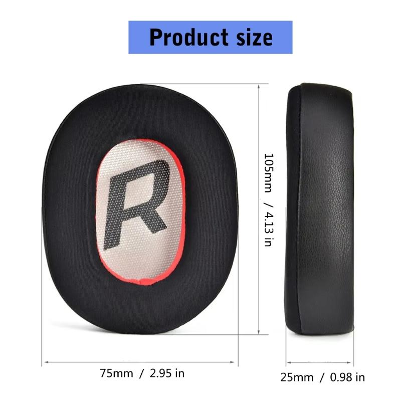 Gel Ear Cushions Replacement For 8200UC Headphones Sleeves Comfort and Noise Isolation