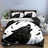 Wolf Art Decor Set - Home Soft Comfortable Duvet Cover Bedding Set Included 1*Duvet Cover & 2*Pillowcases, Gift
