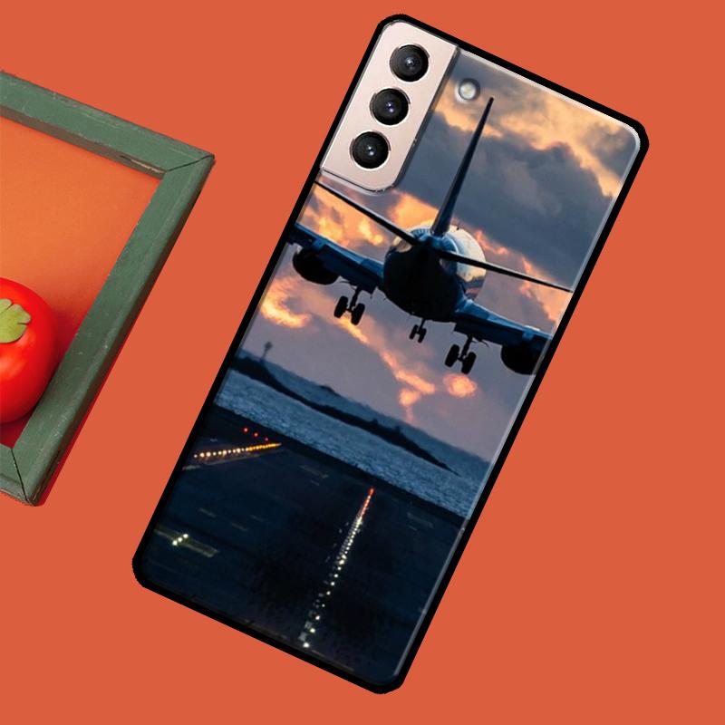 airplane Travel Flying Case For Samsung Galaxy S23 S22 Ultra S20 FE S21 Ultra Note 20 S8 S9 S10 Note 10 Plus Coque