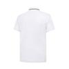 Li-Ning Fitness Series Solid Color Comfortable Pullover Polo Shirt Men tops White APLT085-1