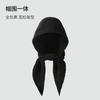 New Balaclava hat and scarf integrated women's winter versatile warm scarf knitted wool hooded