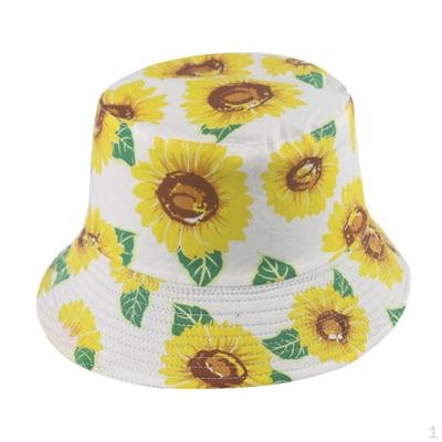 Cute Bucket Hat Beach Fisherman Hats for Women, Reversible Double- Headwear