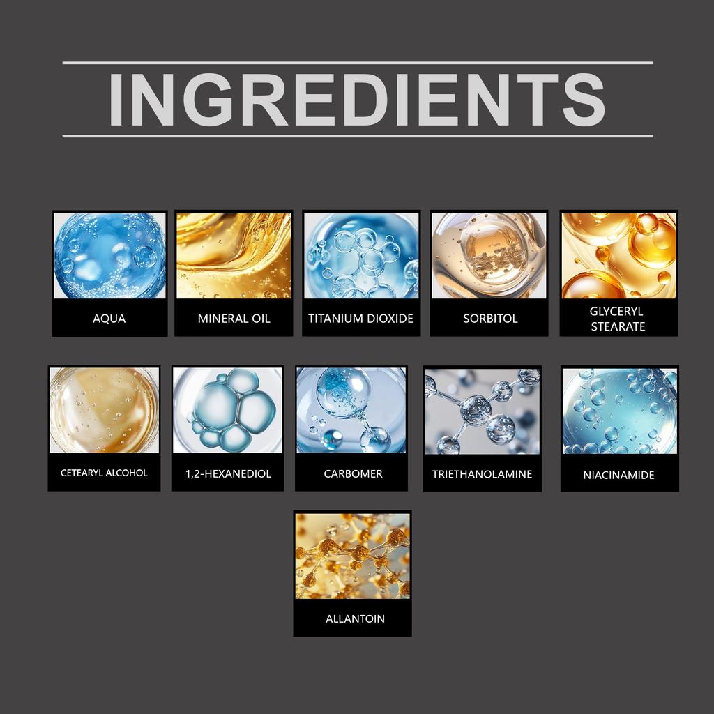 Men's Toner Cream, Men's Natural Face Cream, Men's Beauty Cream, Pore-invisible Skin Care Cream