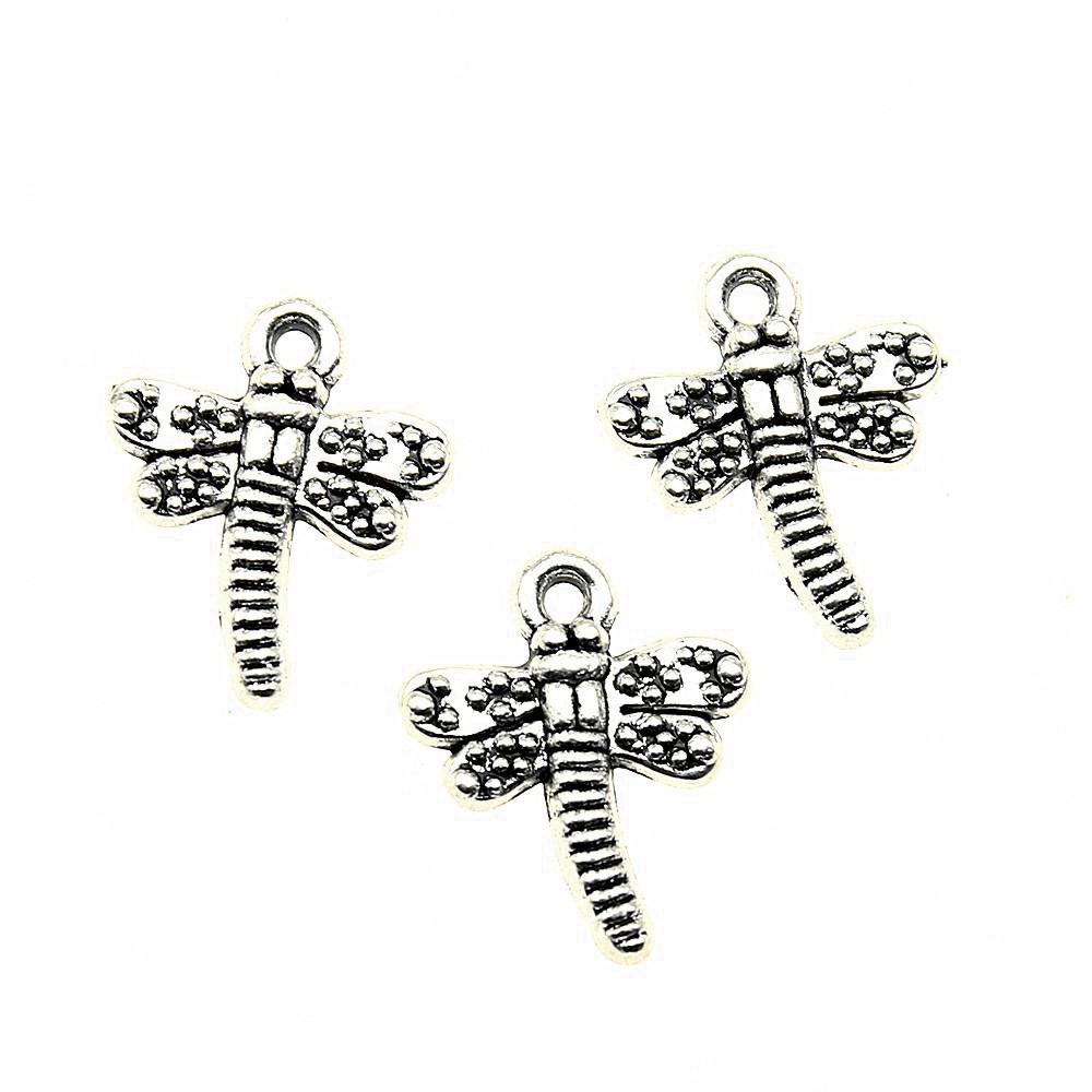 Dragonfly Charms Vintage Alloy Pendants For Insect Themed Handmade Jewelry Supplies