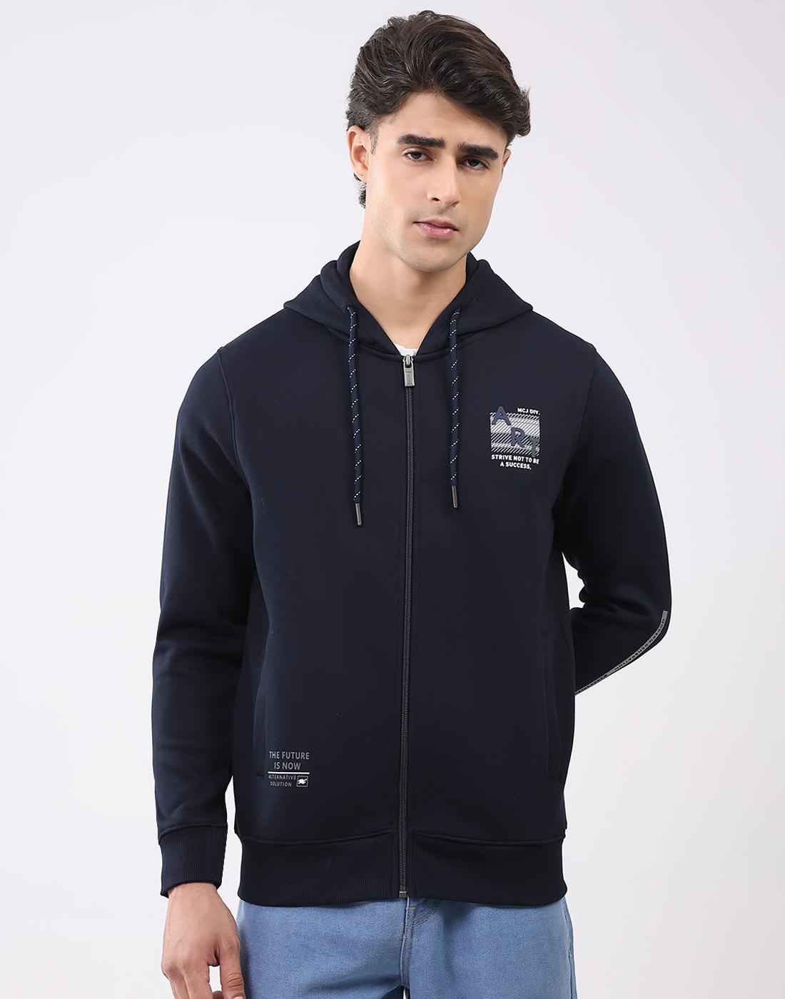 MONTE CARLO Мужская толстовка с капюшоном и длинными рукавами XXL темно-синий