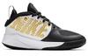 Nike Team Hustle D 9 Mid Top Children's Basketball Shoes Black White Gold AQ4224-004
