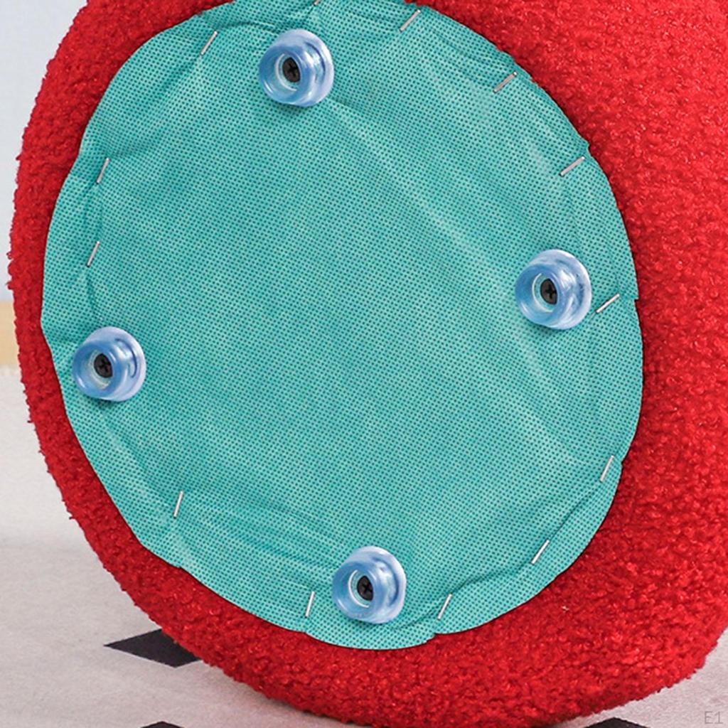 Dekorativní kulatá otomanová stolička, stabilní a pohodlná pro pohovku, podnožka, obouvání