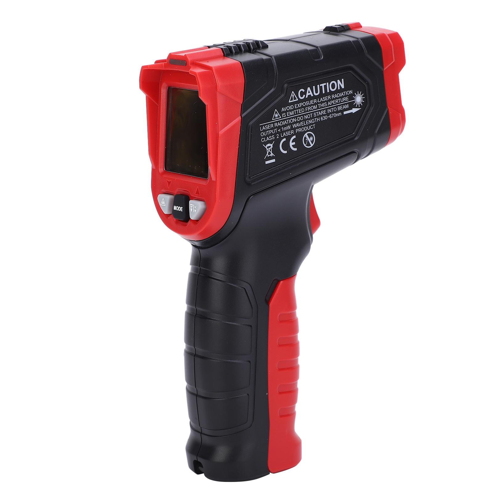 

Инфракрасный термометр, бесконтактные цифровые термопистолеты с диапазоном измерения от 50 до 680 градусов по Цельсию (58 по Фаренгейту ~ 1056 по Фаренгейту ) с