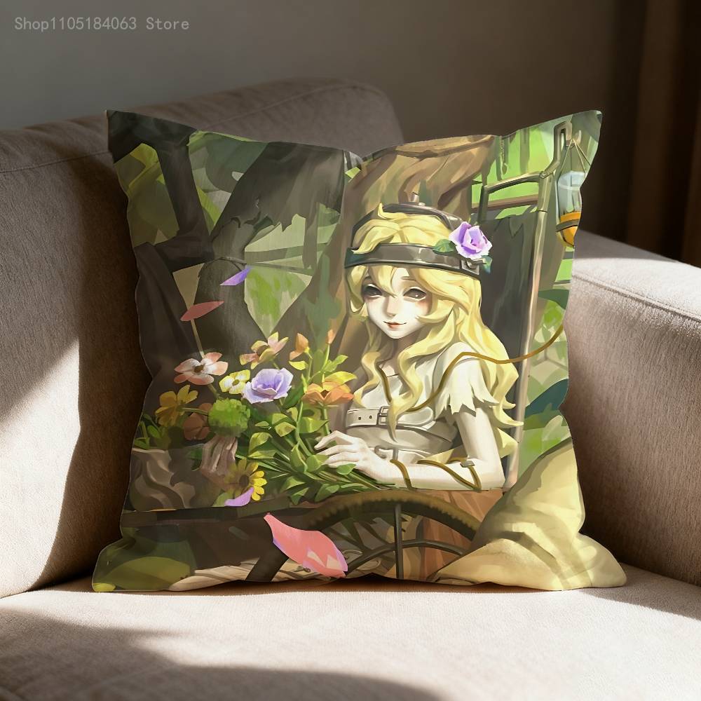 I-Identity V Throw Pillow Case For 45x45cm 55x55cm 30x30cm Square Car Pillowcase Home Bedchamber Decor Gift