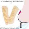1Pair Silicone Inserts Soft Massage Silica Gel Fabric Shoe Pads Liner Grips Back Heel Inserts Insoles