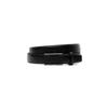 Daks Black Buckle Logo Pattern Leather Belt Dbbe1e711bk