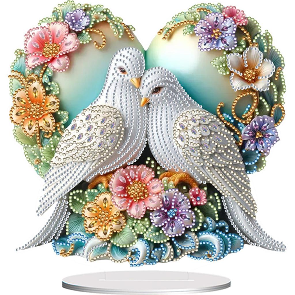 Animal Special Shape Diamond Painting Tabletop Ornaments Kit Table Top Diamond Painting Ornament Kits Bedroom Table Decoration