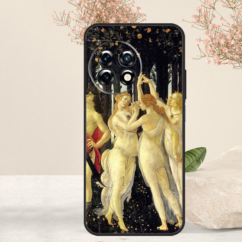 Art Paintings The Birth Of Venus Case For OnePlus 15 R 13T 13 13R 12 12R 11 10R 10T 10 Pro Nord 5 CE 4 2 3 Lite N20 N30 Cover